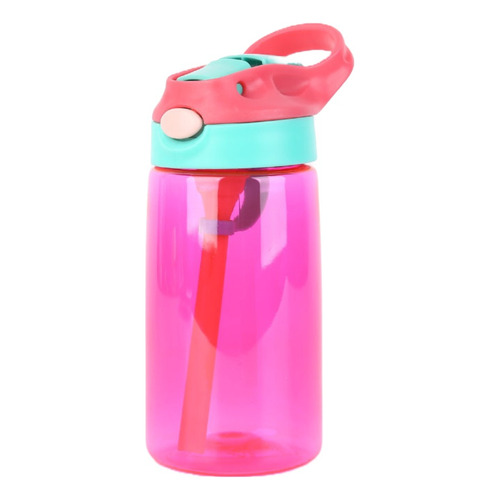 Botella Infantil Plastico Tritan Pico Sorbete Irrompible Ful Color Rosa