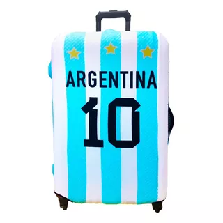 Funda Para Valija Camiseta Argentina Supercover 