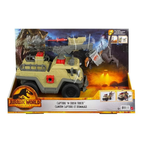 Jurassic World Dominion Camión Captura Y Destruye - Mattel 