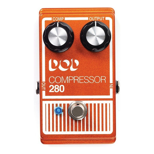 Dod Compressor 280 Pedal Color Naranja