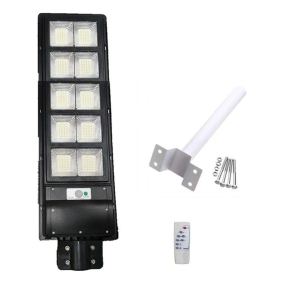 Foco Led Solar 500w Luminaria Panel Sensor + Soporte