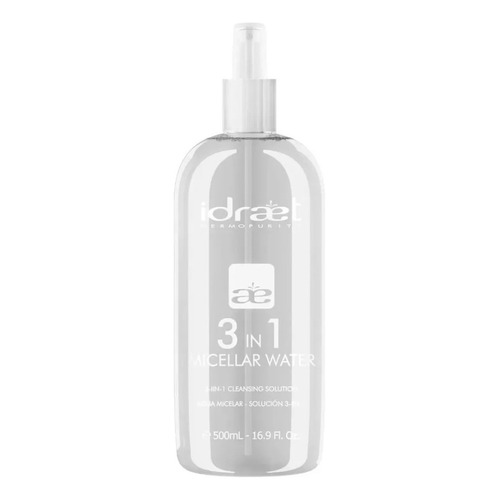 Idraet Desmaquillante Agua Micelar 3 En 1 Limpieza Profunda