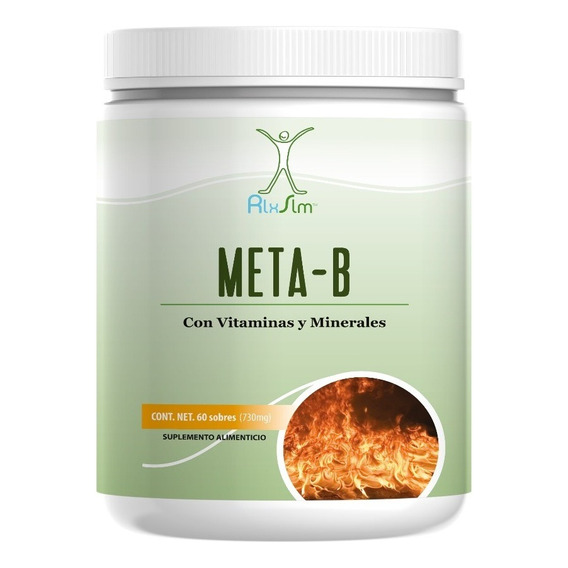 Meta-b Con Vitaminas Y Minerales Oficiales De Natural Slim Sin sabor