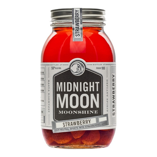 Whisky Midnight Moon Strawberry 750cc Moonshine Gluten Free