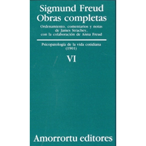 Obras Completas Vi  - Sigmund Freud