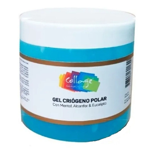 Gel Criógeno Refrescante Polar Relajante 250 Grs