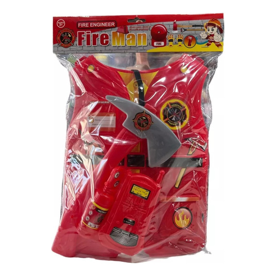 Set Conjunto De Bomberos Fire Man Sebigus 54329