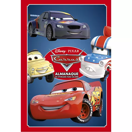 Disney Carros Almanaque de Atividades para Colorir, de On Line a. Editora  IBC - Instituto Brasileiro de