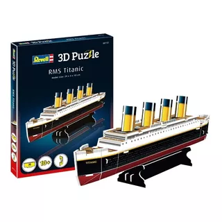 Quebra-cabeça 3d (3d Puzzle) Rms Titanic - Revell 00112