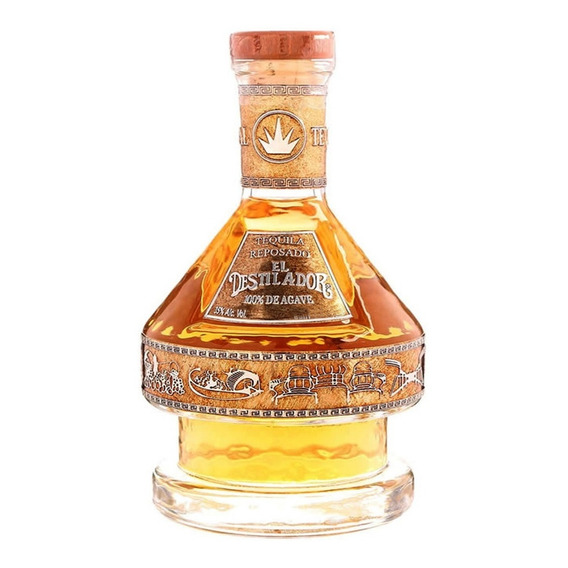 Tequila El Destilador Reposado 100% De Agave 750 Ml