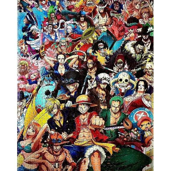 Rompecabezas 1000 Piezas Serie One Piece Anime D Luffy