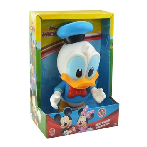 Muñeco Disney Junior Pato Donald Vinilo 25cm Original Lider