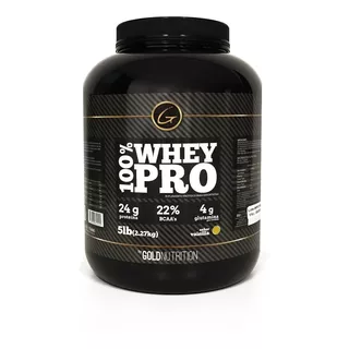 Suplemento En Polvo Gold Nutrition  100% Whey Pro Proteínas Sabor Vainilla En Pote De 2.27kg