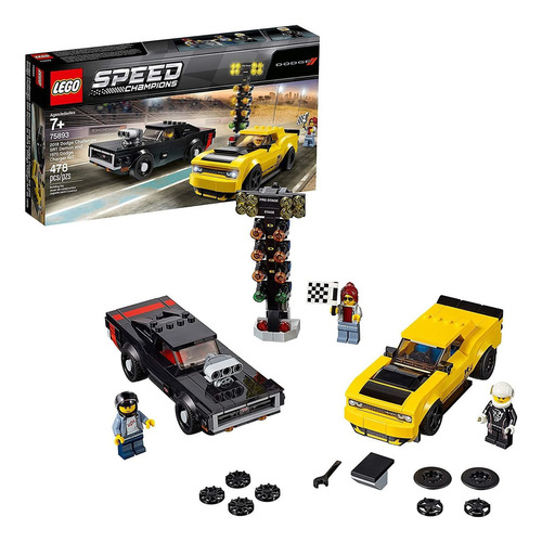 Lego Speed Champions: Dodge Challenger Srt Demon/charger R/t