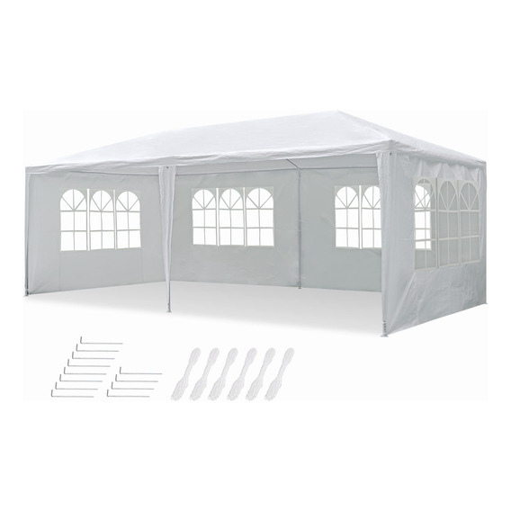 Toldo 6x3 Con Paredes Armable Techo Carpa