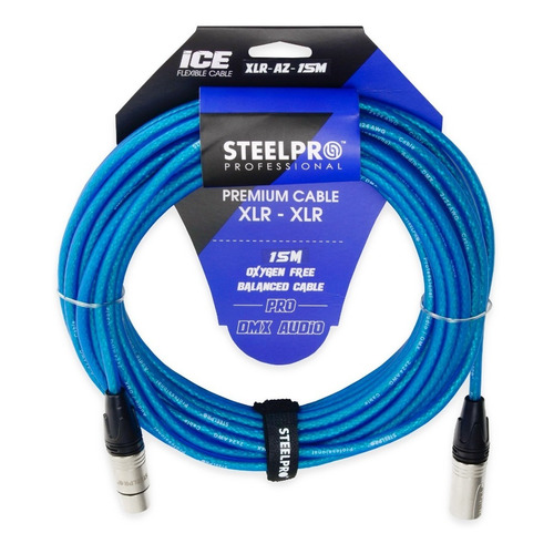 Cable Xlr 15m Balanceado Profesional Steelpro