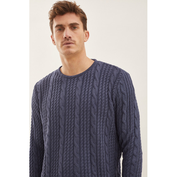 Sweater Trenza Hombre Airborn