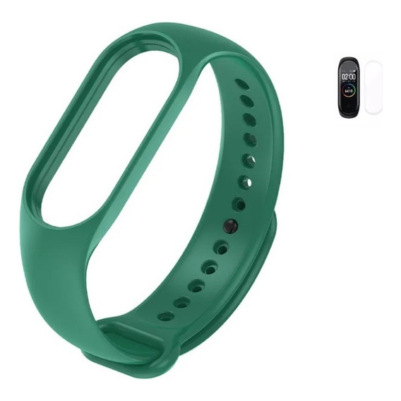 Correa Para Xiaomi Mi Band 5 + Protector Pantalla Silicona 