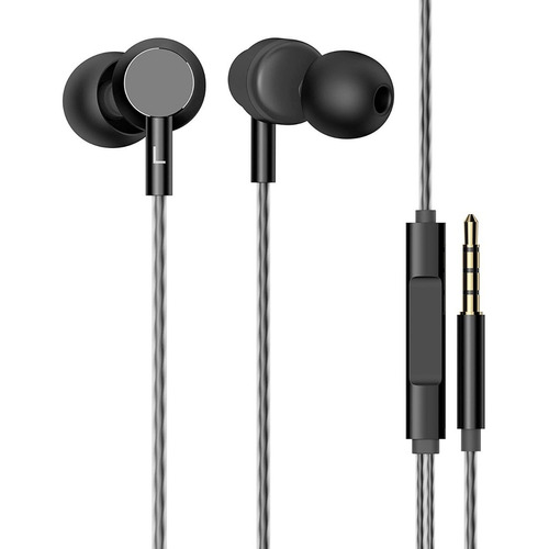 Auricular Hp Dhe-7001 In-ear Con Mic Y Control De Volumen Color Negro