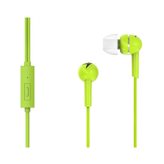 Auricular Genius Hs M300 In Ear Manos Libres Mic Celular Color Verde