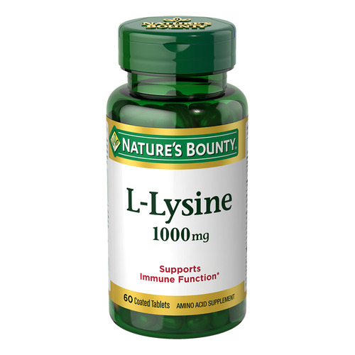 Suplemento En Cápsulas Nature's Bounty L-lysine 1000mg