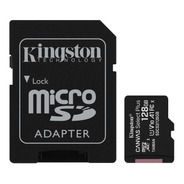 Cartão De Memória Kingston Sdcs2  Canvas Focus Com Adaptador Sd 128gb