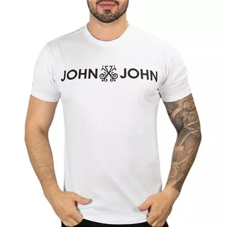 Camiseta John Johnn Logo Branco