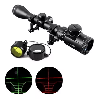 Luneta Mira 3-9x40 11mm Paintball Ret Iluminado Profissional