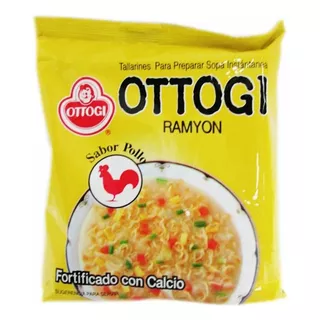 Ramen Coreano Ottogi Ramyon Pollo 4 Piezas