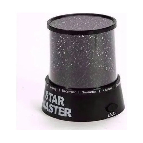 Lampara Proyector Estrellas Star Master Juguetes Niños Color de la estructura Negro