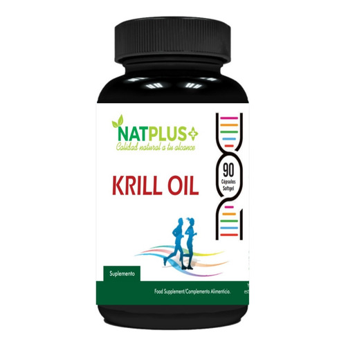 Krill Oil 90 Cápsulas Softgel (blandas) De 500mg Antioxidan Sabor Natural Np