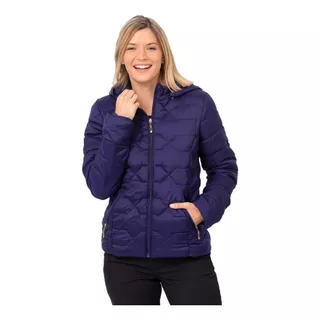 Campera Con Abrigo Impermeable De Mujer