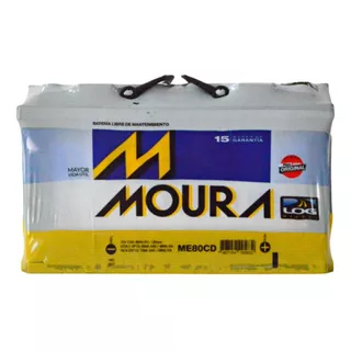 Batería Moura M80cd 12x80 D 80 Amp 715 Cca