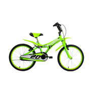 Bicicleta Infantil Slp Max R16 1v Frenos V-brakes Color Verde Con Ruedas De Entrenamiento  
