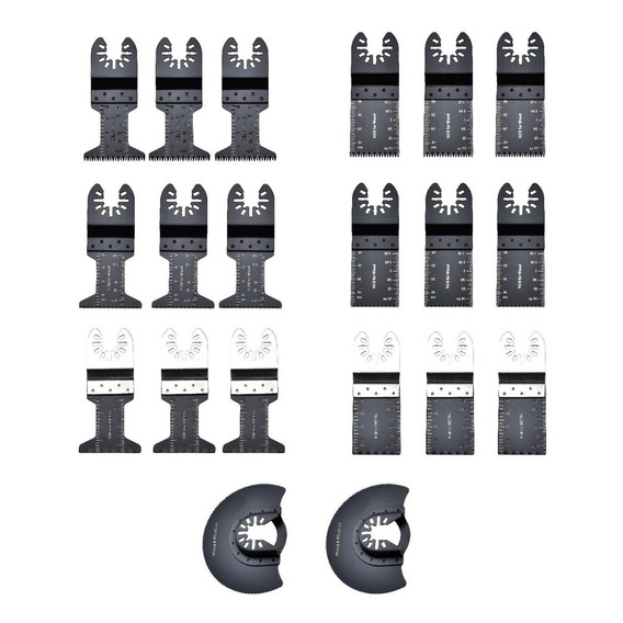 Hoja Sierra Oscilante Metal Madera Segueta Herramienta 20pzs