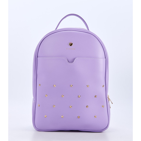 Bolso Para Mujer Tipo Morral Karla Clover Color Lila