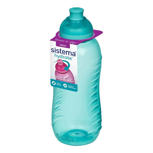 Botella Hidratación Sistema Rubbermaid Squeeze 330 Ml Kids Color Jade