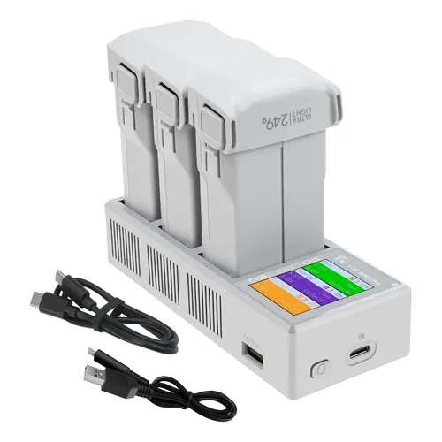 Hub de carga bidireccional original Neo para accesorios DJI Neo Drone - Carga simultánea para 3 baterías Hub de carga bidireccional original Neo para accesorios DJI Neo Drone - Carga simultánea para 3 baterías