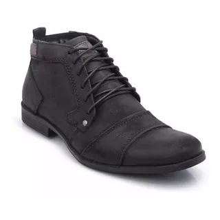 Tenis Bota Masculina Coturno Couro Legitimo Rustica Bergally