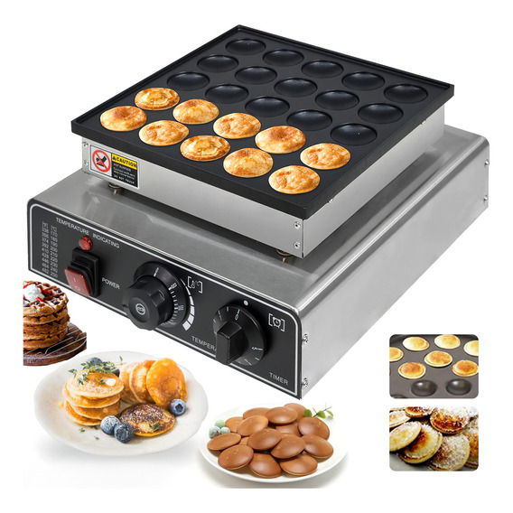 Maquina Electrica Industrial Comercial Mini Hotcakes 25pz