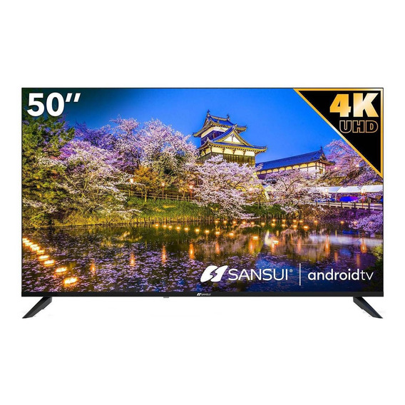 Smart TV Sansui SMX50V1UA LED Android Pie 4K 50" 100V/240V