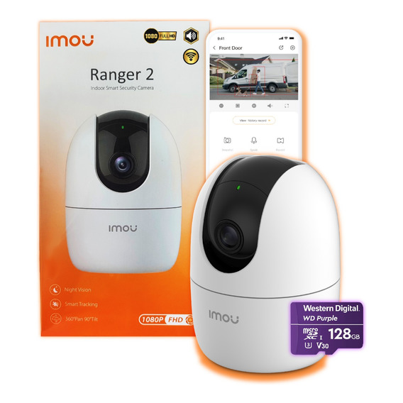 Camara Seguridad Imou Ranger Wifi Ip Inalambrica Sd 128gb Wd