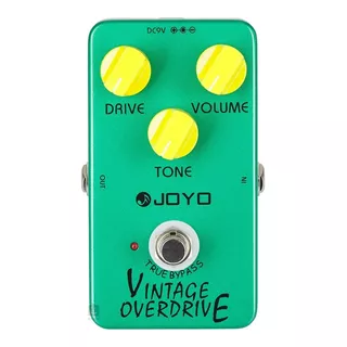 Pedal De Efecto Joyo Vintage Overdrive Jf-01  Verde