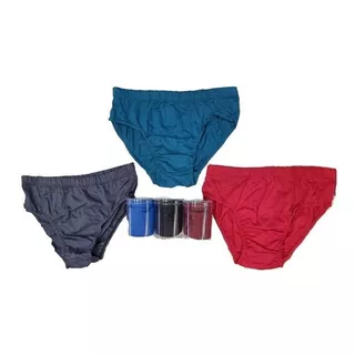 Pack X3 Slip Con Cintura Embutida Algodon Y Lycra Del 3 Al 8