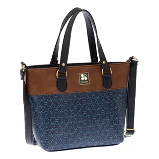 Bolsa Lover Crossbody Ultra Ligera Bolso Dama Mujer 9566 Acabado De Los Herrajes Brillante Color Azul Marino Color De La Correa De Hombro Negro