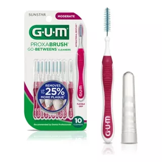 Gum Proxabrush Go-betweens Moderate, Interdental Brushes 10
