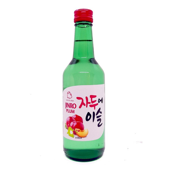 Soju Bebida Coreana Sabor Ciruela 360 Ml