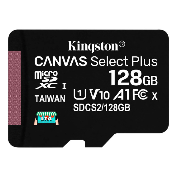 Microsd Kingston 128gb Clase 10 C/ Adaptador Garantía X Vida