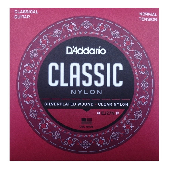 Encordado para guitarra clasica D'Addario Classic EJ27N