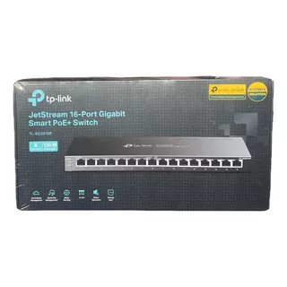 Switch 16 Portas Tp-link Tl-sg2016p Gigabit 8 Portas Poe+